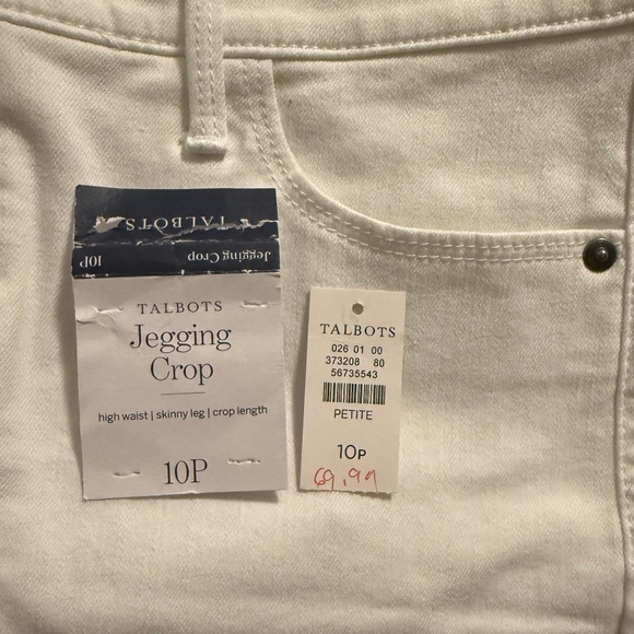 NWT 4 pocket white Jegging crop - Picture 5 of 5